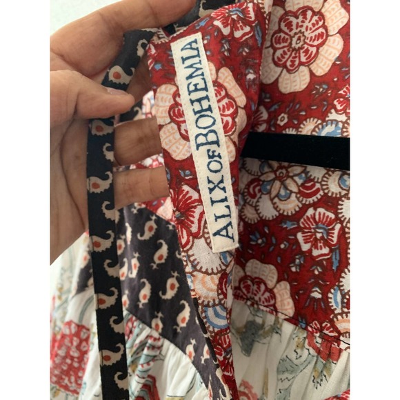 ALIX OF BOHEMIA Madeline Patchwork Top Blouse Size Small - Picture 10 of 13